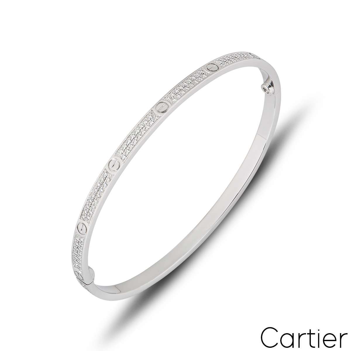 Cartier bracelet full online diamond price